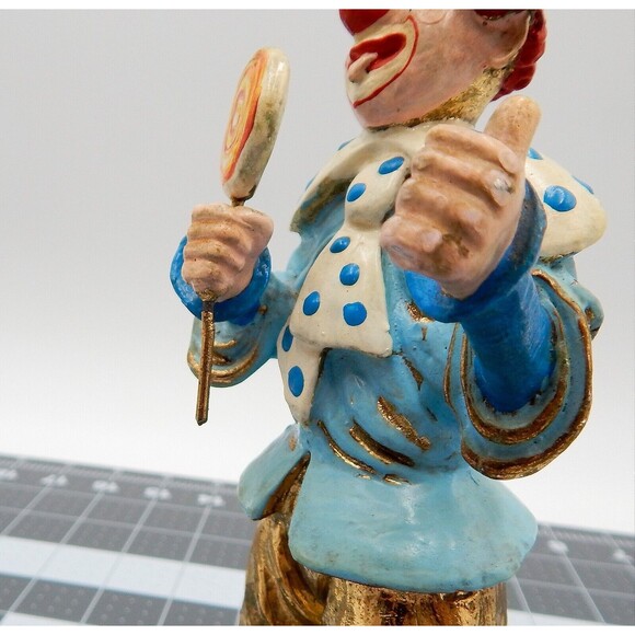 Ron Lee Clown With Lollipop Sculpture Signed 1980 Onyx Base - Picture 7 of 13